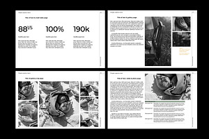 Presentation Template InDesign 17x11