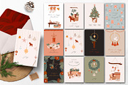 Boho Christmas, warm & cozy, a Seasonal Illustration by Mio Buono (Thumbnail 7 of 17)