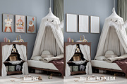 Vintage Nursery Frame Mockup Bundle, a Household Mockup by Artjafara (Thumbnail 2 of 15)