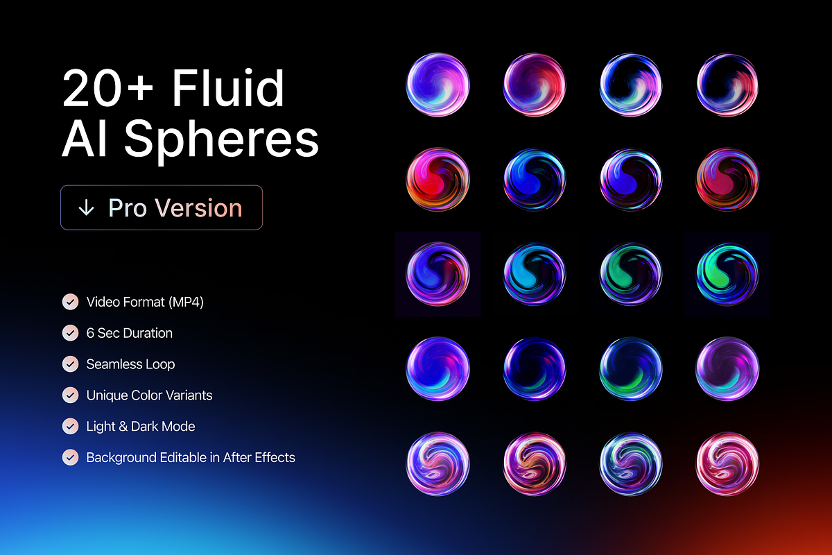 20+ Fluid AI Spheres 4K Backgrounds, a Background Graphic by PixelGaze (Photo 1 of 4)