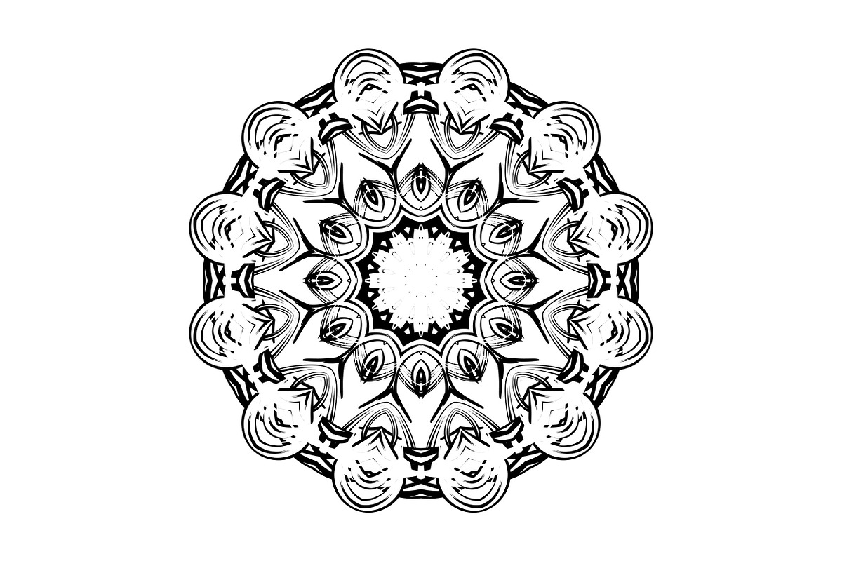 High Quality Mandala Clipart Bundle, a Decorative Illustration by NJ Himel (Photo 73 of 103)