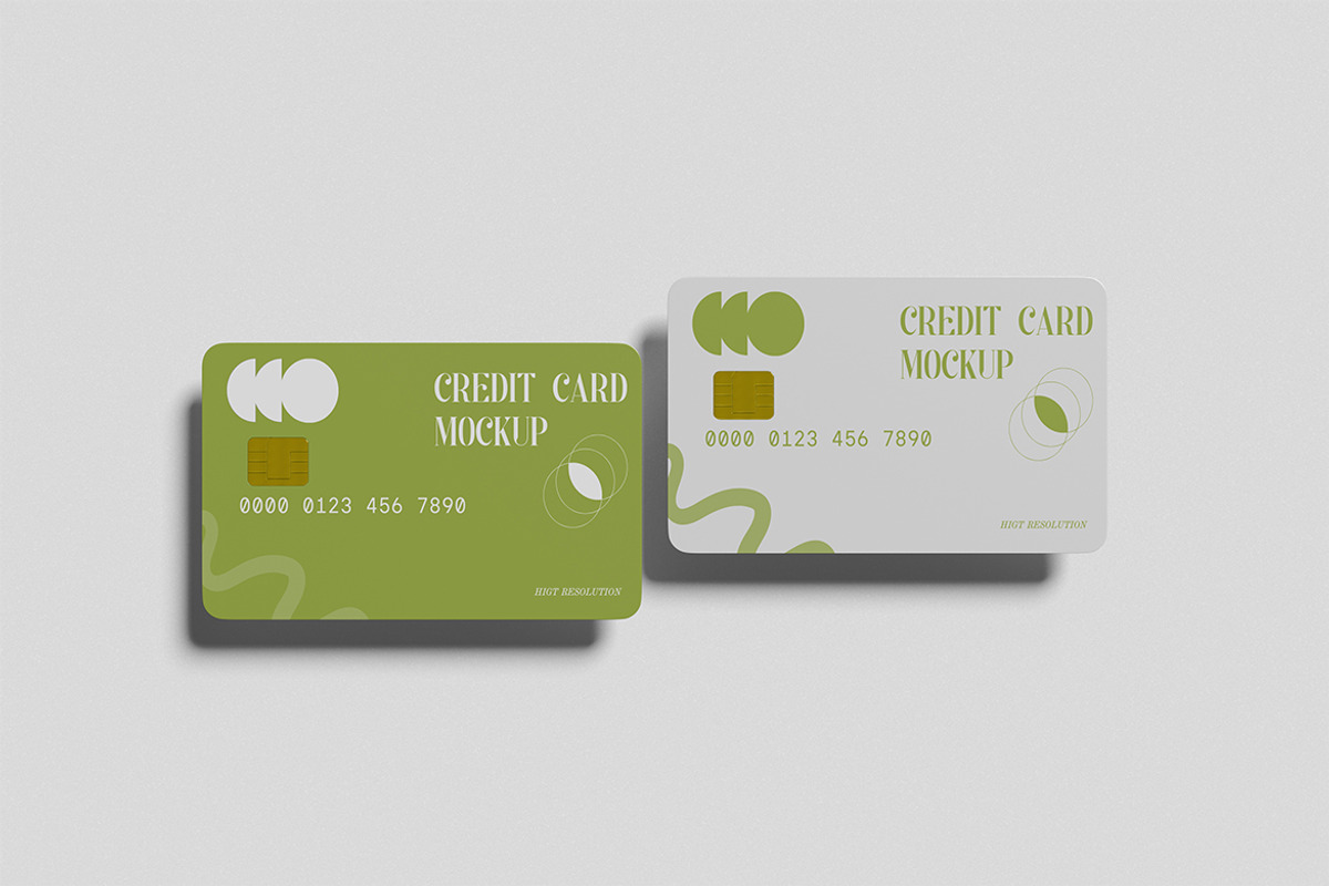 High Quality Credit Card Mockup, a Product Mockup by Afif_studio (Photo 1 of 5)