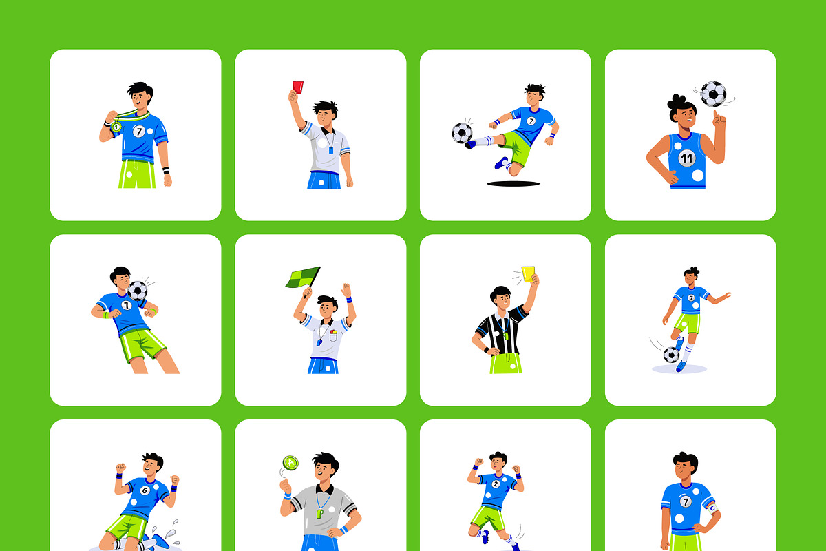 130 Football World Cup Celebration, a Sport Illustration by Creative Stall (Photo 8 of 10)