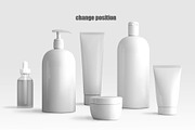 Cosmetic set mockup, a Mockup by Radmila (Thumbnail 3 of 4)