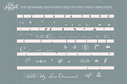 Hello My Love Ornaments, a Handwritten Font by Debi Sementelli (Thumbnail 6 of 6)