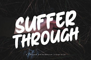 Suffer Through // Handbrush Typeface, a Font by Crump Hand (Thumbnail 1 of 8)