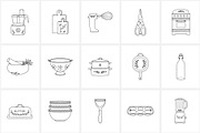 Kitchen & Cooking Icons, an Outline Icon by NatalieArtShop (Thumbnail 2 of 16)