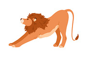 Cartoon lion from African jungle set, an Animal Illustration by Good Studio (Thumbnail 3 of 10)