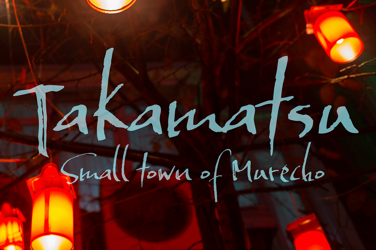 Baka Script Typeface preview 2