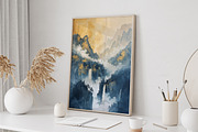 Abstract golden landscape painting, a Decorative Illustration by DamonYang's shop (Thumbnail 6 of 8)