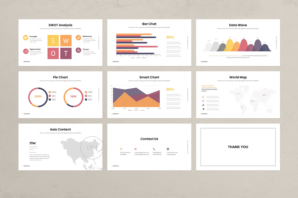 Blank Slide Presentation Template, a Presentation Template by evgenystudio (Photo 8 of 8)