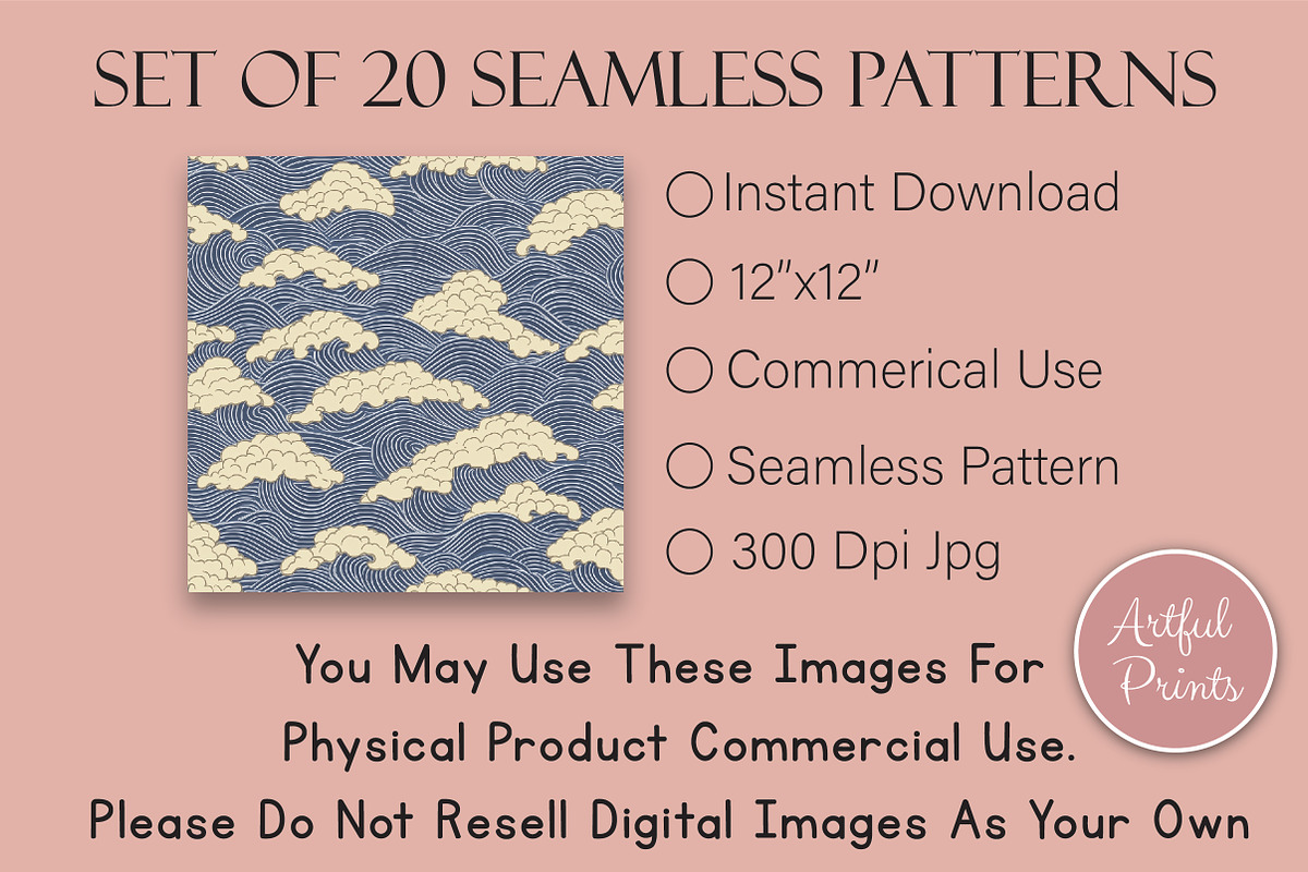 Lines and Waves Seamless Pattern, a Pattern Graphic by Artful Prints (Photo 2 of 3)