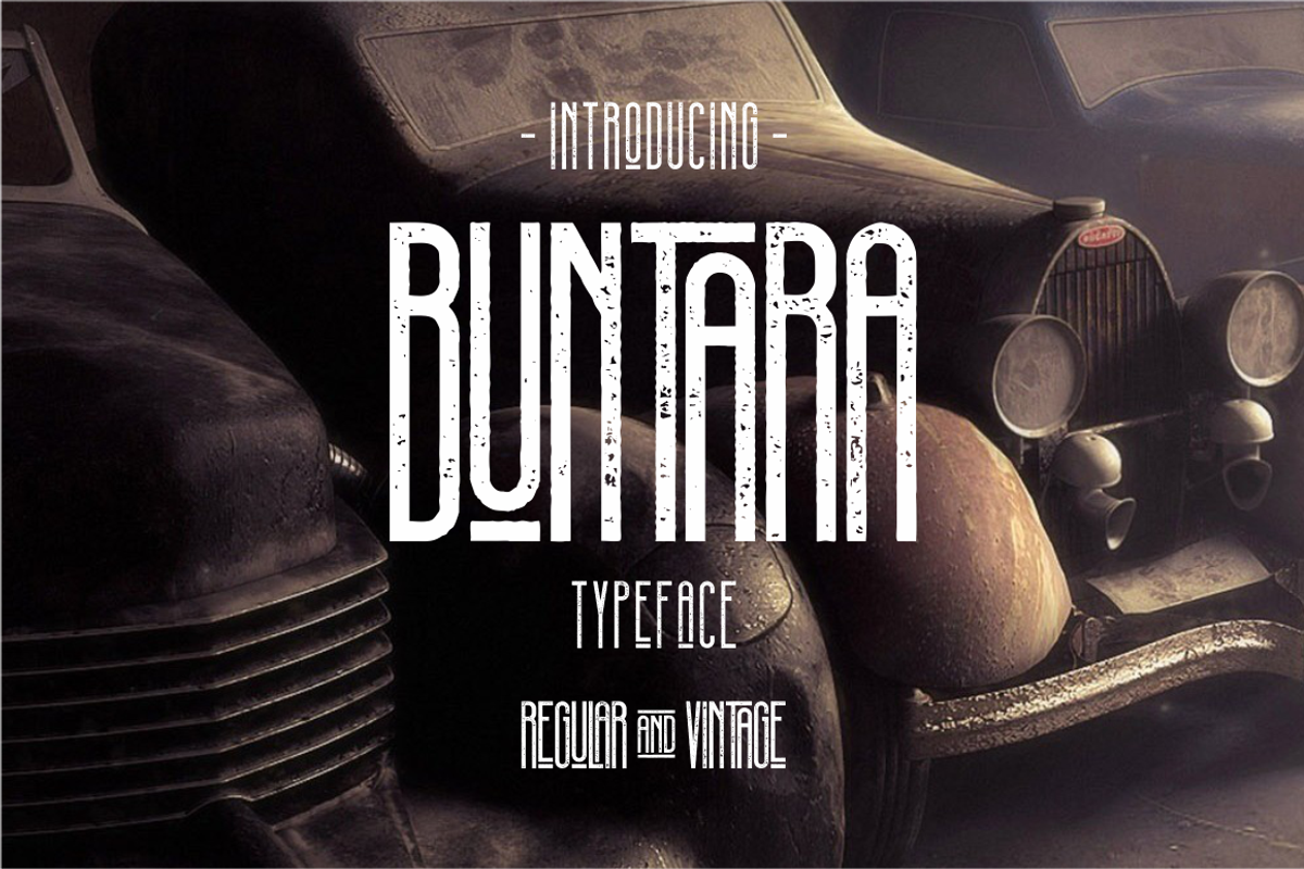 Buntara Typeface