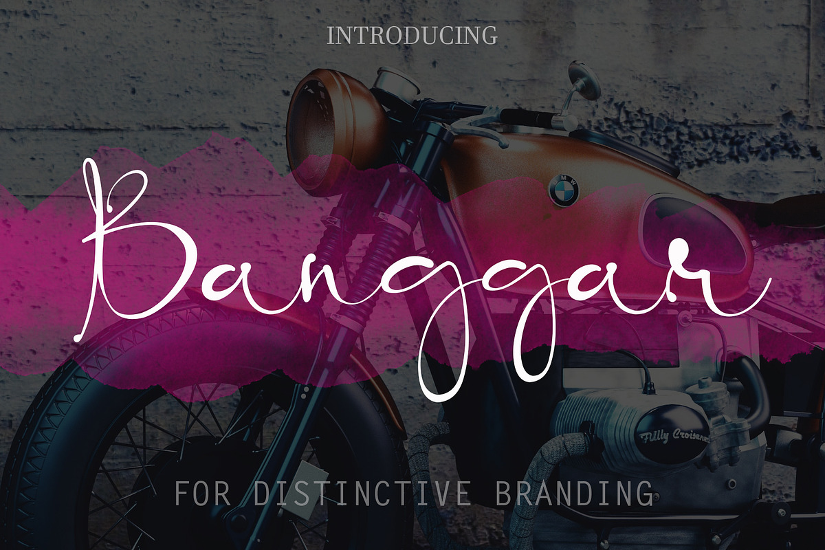 Banggar - Distinctive Signature Font preview 2
