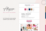 Alyssa Slide Deck Canva Templates, a Presentation Template by The Canva Template Shop (Thumbnail 6 of 6)