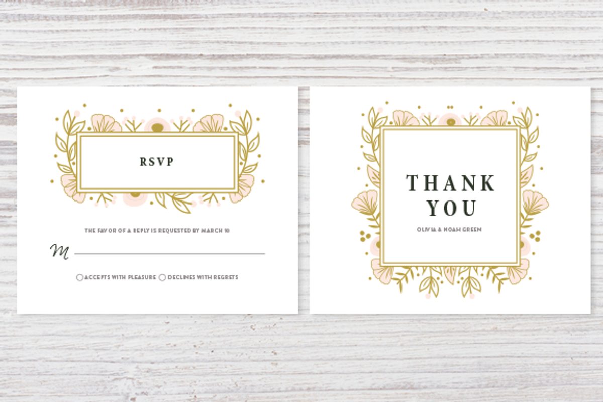 Wedding Invitation Collection Design, an Invitation Template by Pixejoo