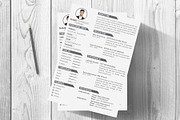 Clean Resume/CV, a Resume Template by designvillage (Thumbnail 3 of 12)