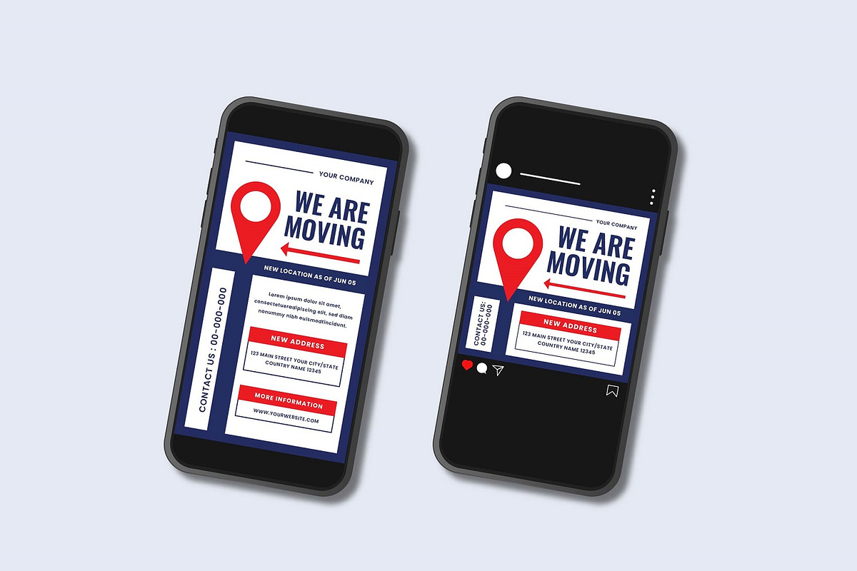 We Are Moving Flyer Set, a Flyer Template by Patria Ari (P4tcreativa) (Photo 3 of 4)