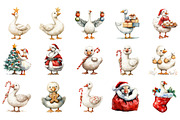 Christmas Silly Goose PNG Clipart, an Illustration by Designking (Thumbnail 3 of 5)