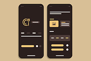Food Mobile App Wireframe Template, a Wireframe Template by MightyDesign (Thumbnail 2 of 8)