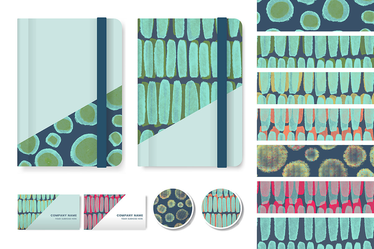 Decorative drops - 34 patterns, a Pattern Graphic by FER by Ekaterina Kazakova (Photo 3 of 6)