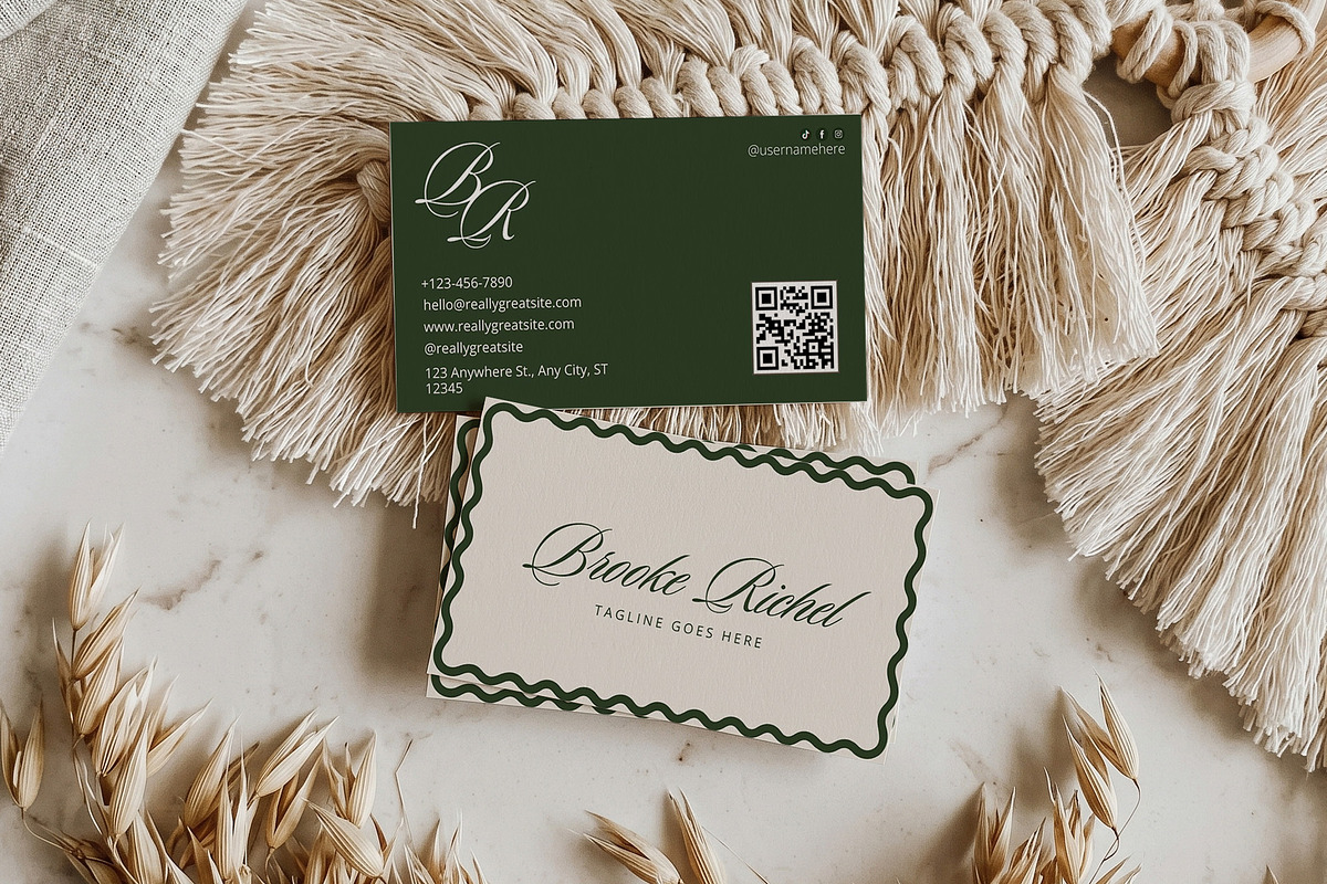 Elegant Business Card Canva Template, a Business Card Template by Arslan (Photo 1 of 7)