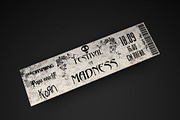 Grungy Rock Event Ticket, an Invitation Template by Konakchiev (Thumbnail 2 of 3)