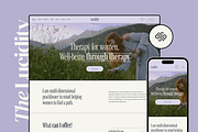 Therapist Squarespace Template, a Squarespace Template by Eden Origin Studio (Thumbnail 1 of 11)