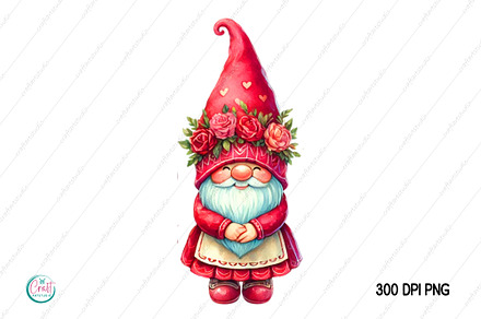 Valentine Gnome PNG Clipart