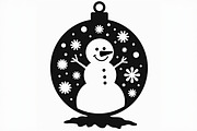 Christmas Laser Cut Ornament Bundle, a Graphic by musafir_fashion (Thumbnail 8 of 16)