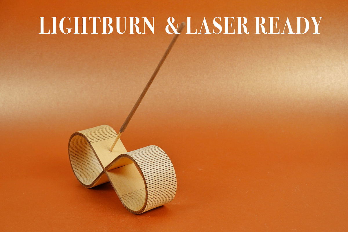 Incense Holder Flexi for Laser Cut., an Object Graphic by MaramadeLaser (Photo 2 of 5)