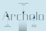 Modern Architecture - Archelo Font, a Sans Serif Font by Stylin Studio (Thumbnail 3 of 12)