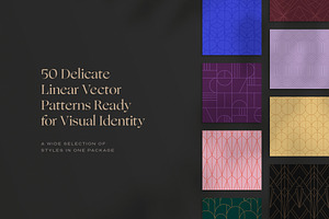 50 Luxury Delicate Linear Patterns