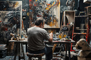 85 Artists in studio, an Arts & Entertainment Photo by Handmadefont (Thumbnail 73 of 88)