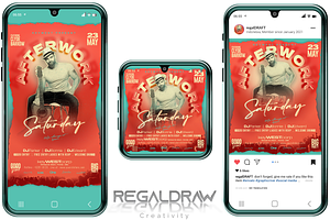 Club Party Social media Template, a Social Media Template by regalDRAW