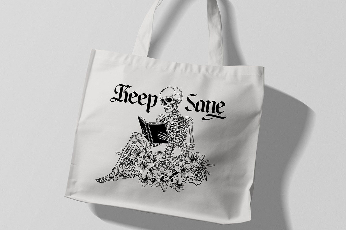 Skull Reader Illustration Bundle, an Illustration by Tekuni (Photo 9 of 13)