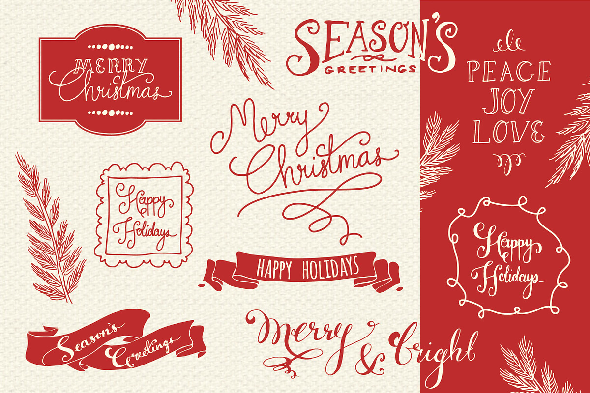 Christmas Clipart + Vectors! (Set 2)