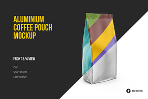 Coffee Pouch Mockup. 6 In 1 Pack