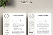 Word Resume & Cover letter Template, a Resume Template by Profilia Resume Boutique (Thumbnail 2 of 3)