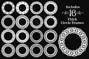 White Lace Circle Frames, an Illustration by Amanda Ilkov (Thumbnail 3 of 4)