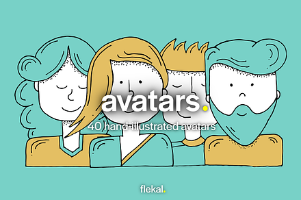 Hand-Illustrated Avatars