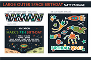 Space Birthday Party Package Set, a Hat Mockup by logika 600 (Thumbnail 2 of 6)