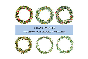 Christmas Holiday Wreaths