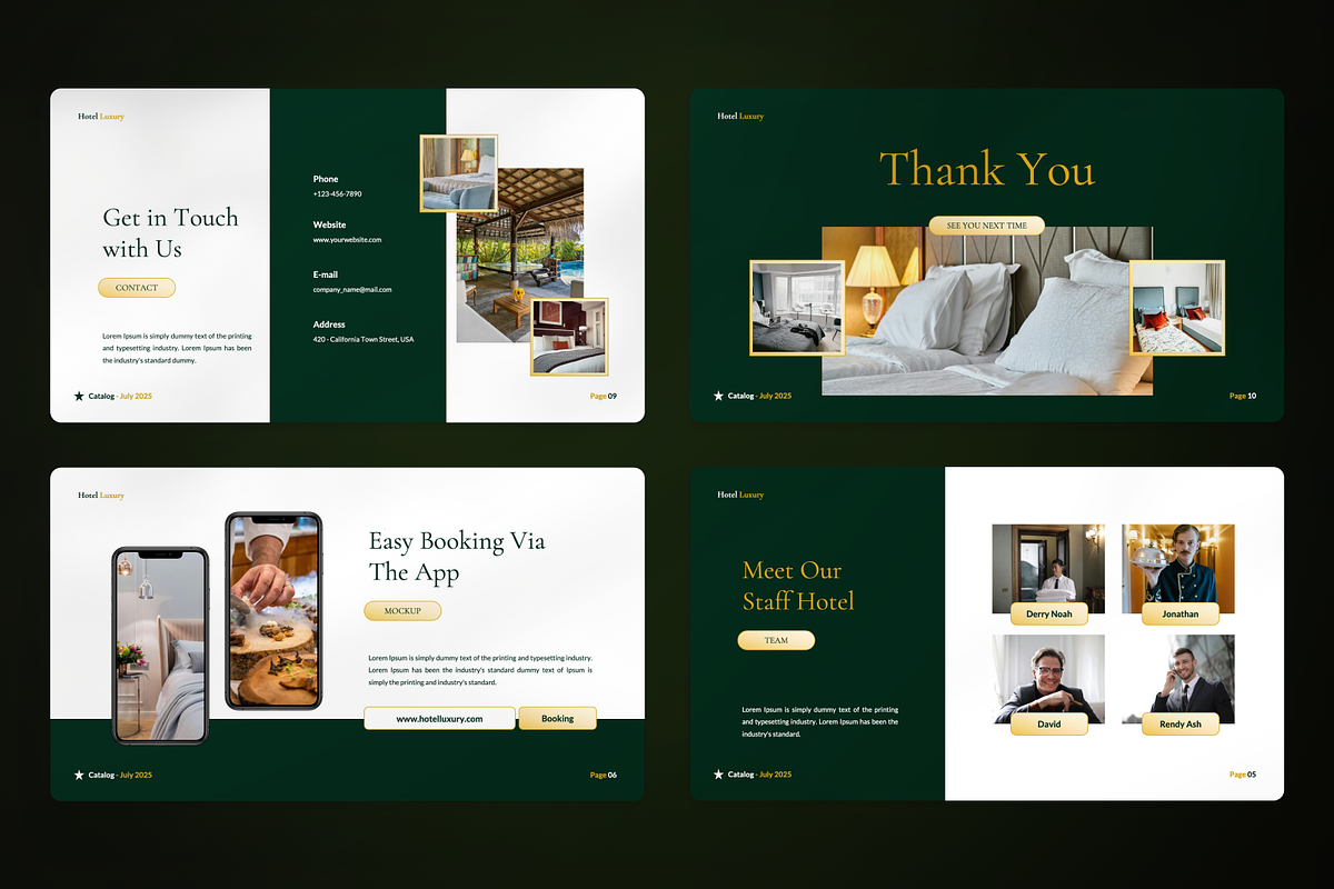 Hotel Luxury Keynote, a Presentation Template by SquidPixey (Photo 4 of 7)