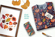 Watercolor Collection Fall Forest, an Illustration by AnnieDove (Thumbnail 6 of 8)