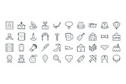 100+ Wedding Vector Icons, an Outline Icon by Vectors Market (Thumbnail 3 of 3)