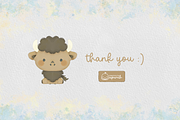 Cute Safari Animal Watercolor, an Animal Illustration by creationsbyapuruh (Thumbnail 5 of 6)