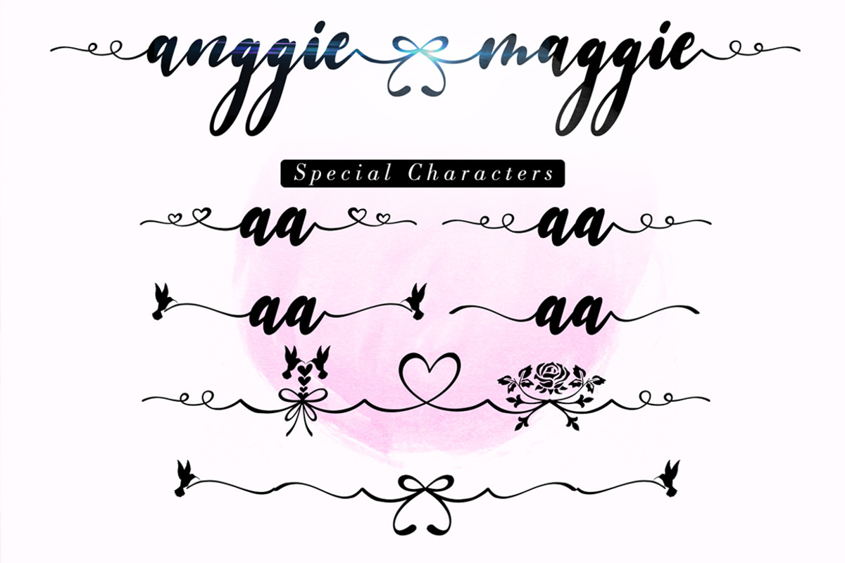 The 15 in 1 Wonderful Font Bundle, a Script Font by Aldedesign (Photo 21 of 36)