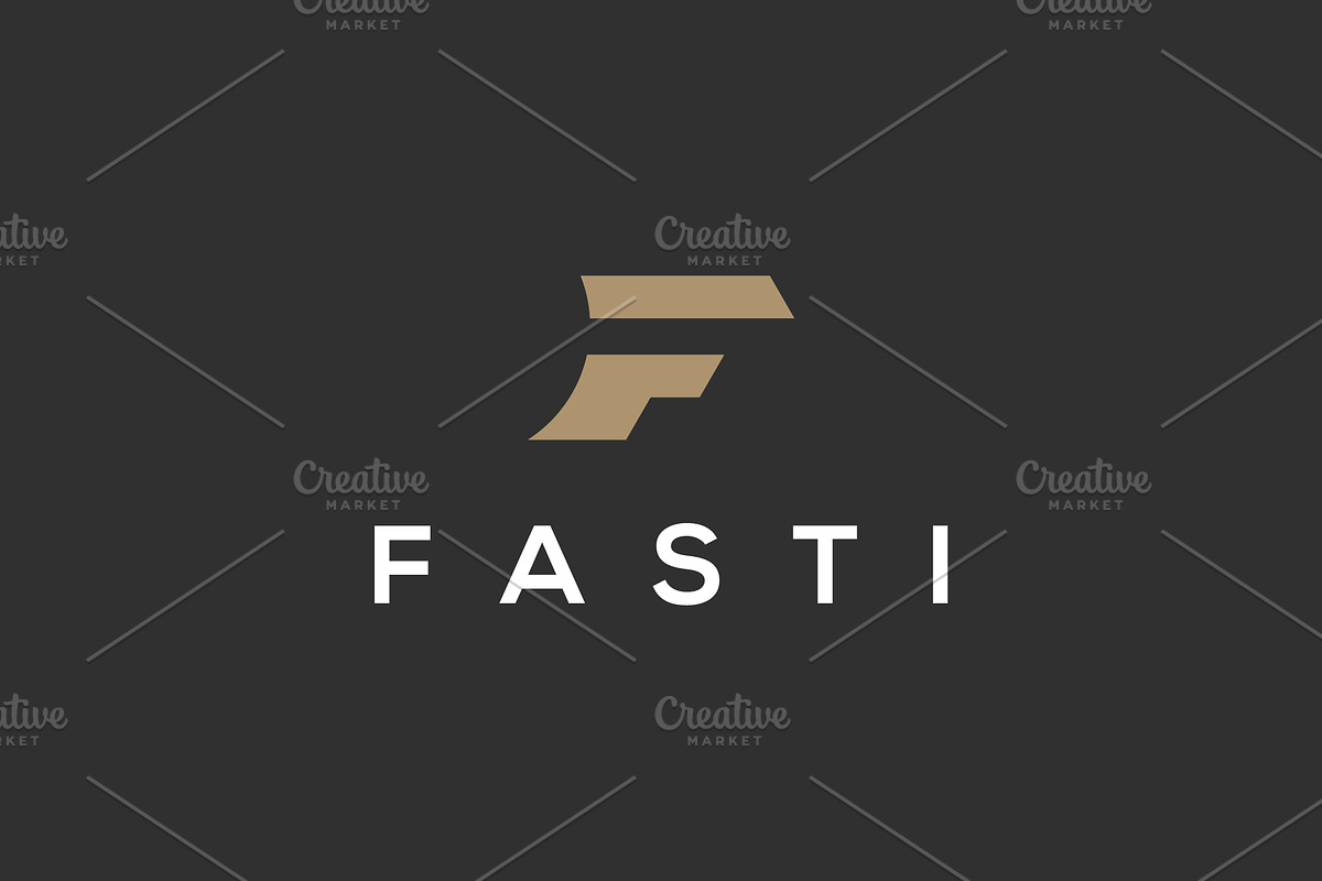 Letter F Modern Logo Design, a Branding & Logo Template by yanuart