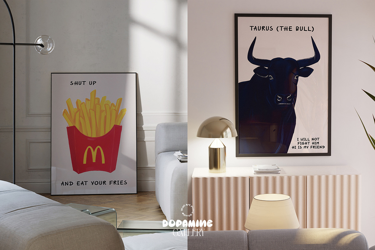 Dopamine Gallery: Poster Bundle 4, a Graphic by Wall Art Print Studio (Photo 15 of 18)